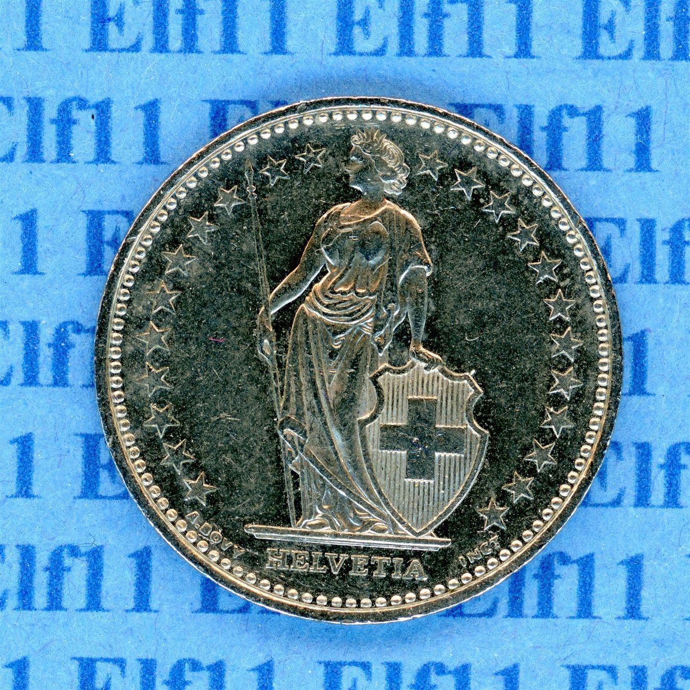 Tutti le monete: CHF___1.00 2003 -vz 1 Franken – Usato da Widnau venduto da Elf11 1