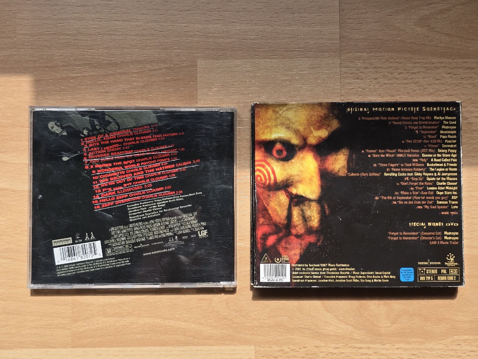 CDs: Saw 1 und Saw 2 - Soundtrack – Gebraucht aus Güttingen von Odhin 3