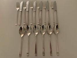 Besteck Rhodos versilbert modern 18 Teile