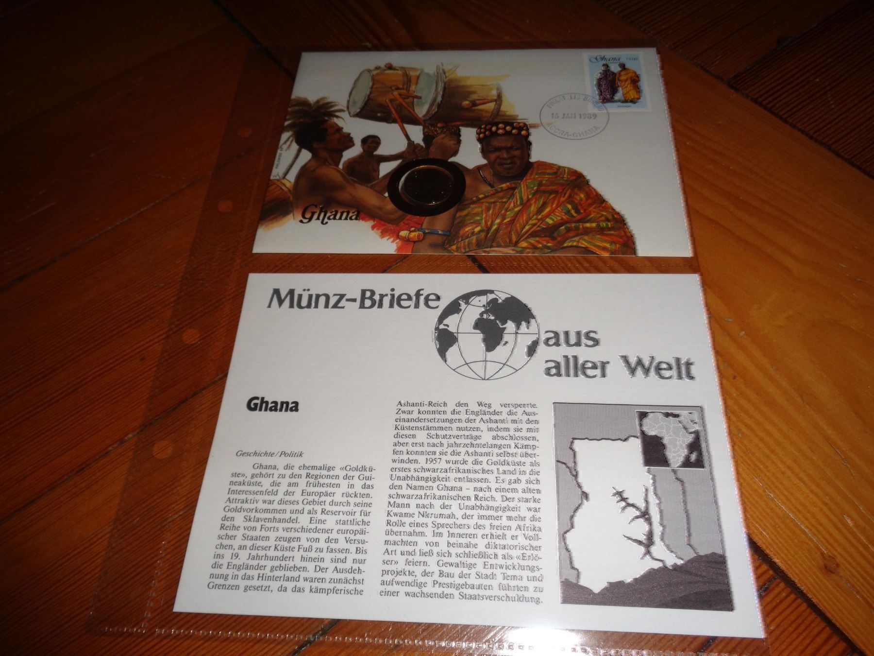 Tutti le monete: Münzbrief Ghana – Usato da Olten venduto da Disc-Verkauf
