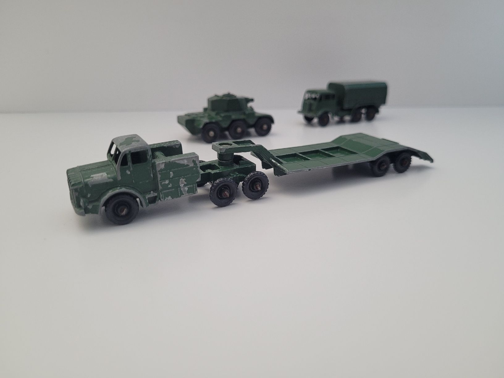 Lesney Modellini d'auto: 3 ARMY TRUCKS (LESNEY) 1/87 – Usato da Zumikon venduto da tho_9zm8