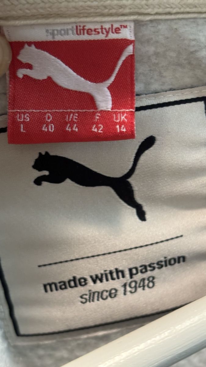 Puma Maglioni & Felpe: PUMA Pullover/Sweater ca. Gr. 36/38 hellgrau – Nuovo (secondo la descrizione) da Münchenbuchsee venduto da Broker12 2