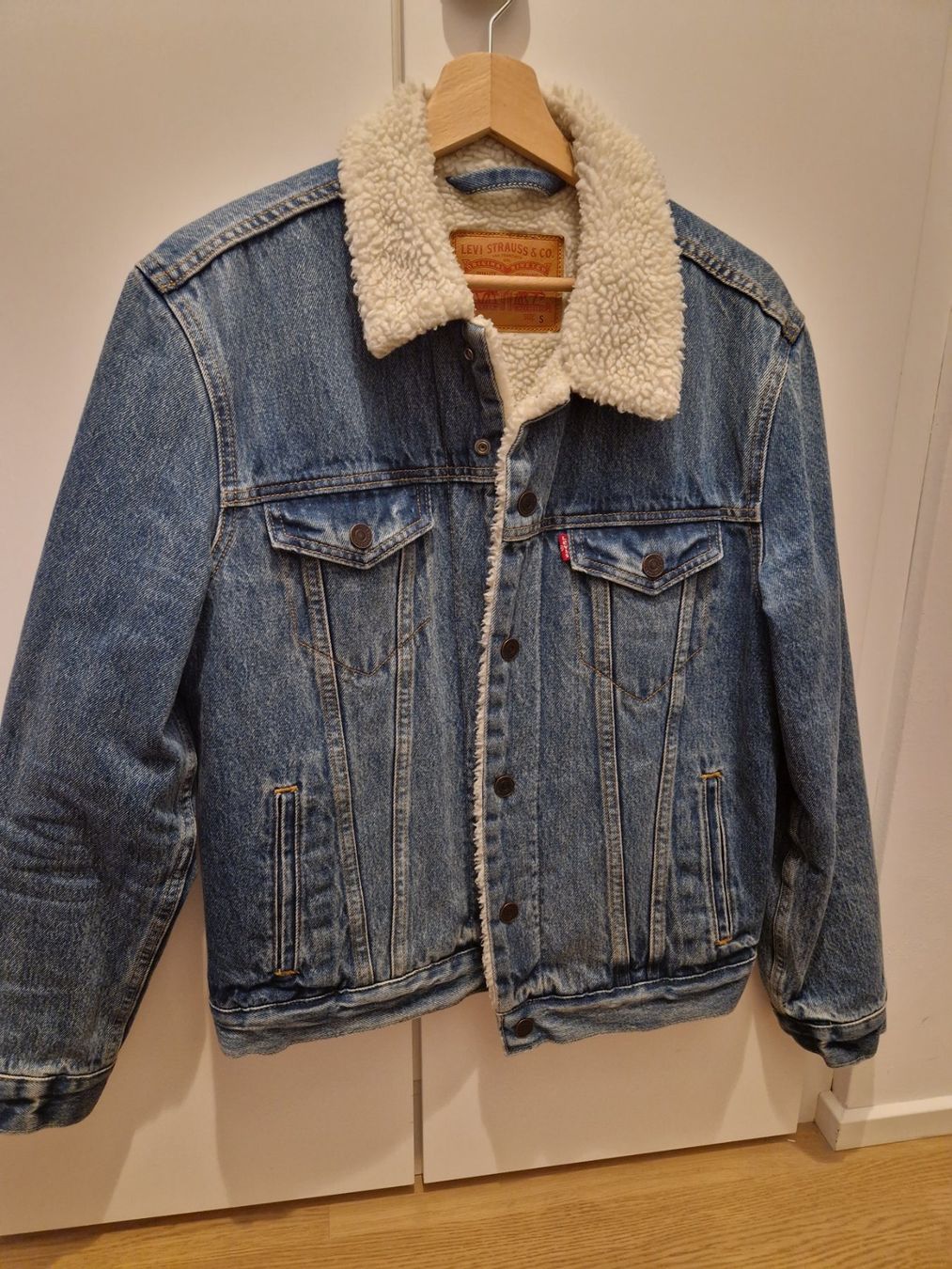 Levis Jeansjacke Gefüttert Jeansjacke Mit Fell Herren Sale Levi&