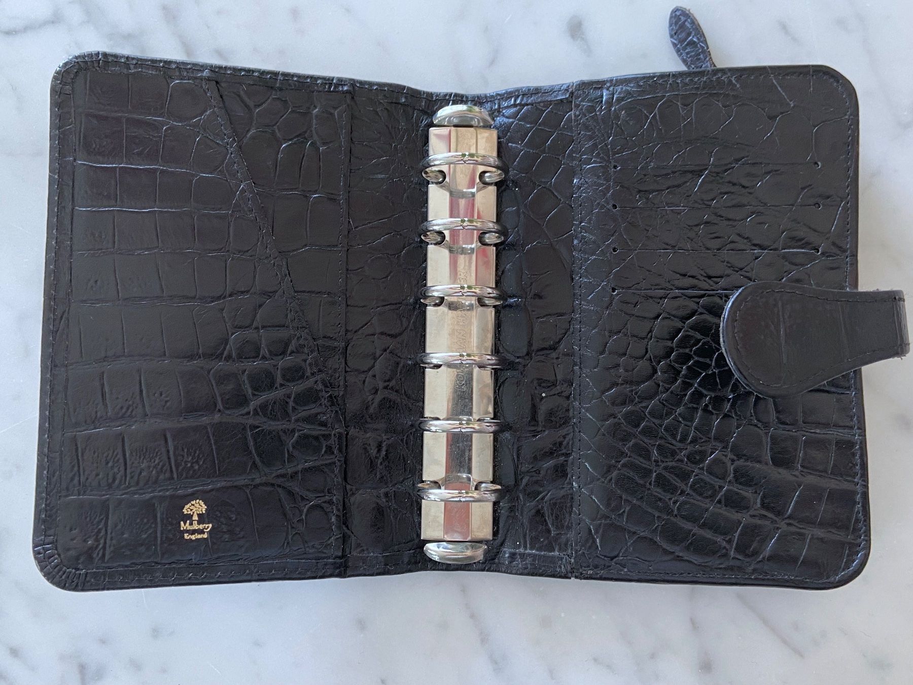 Mulberry Blocchi: Mulberry Agenda, leder, schwarz – Usato da Zürich venduto da eschwe 3