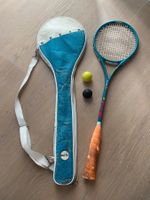 Squash Schläger inklusive 2 Bälle und Racketpackung
