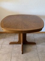 Vintage SCHIFFERLE & TÜTSCH Esstisch mit Auszug massiv Holz
