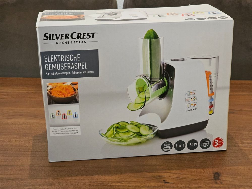 Wunderbar Silvercrest Elektrische Gemüseraspel Ebenbild