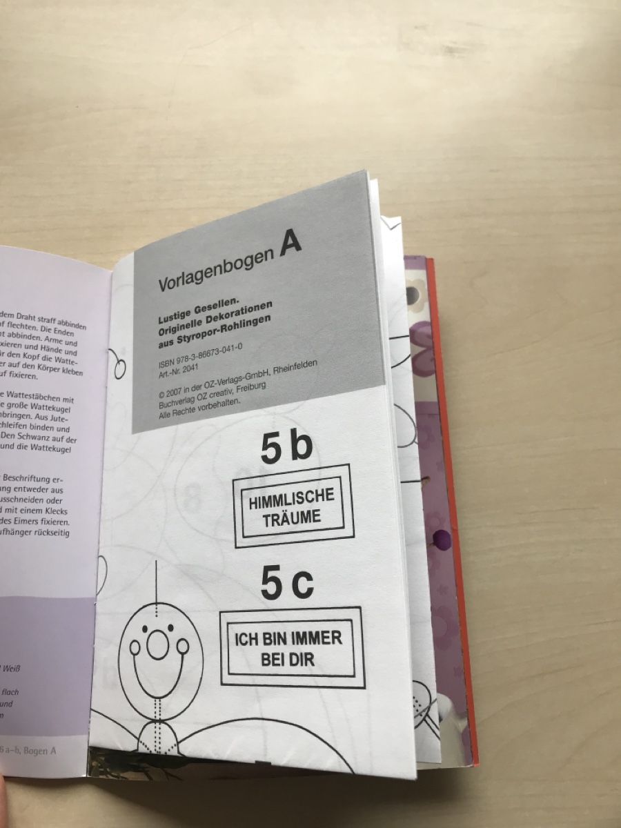 Bücher: Bastelbuch "Lustige Gesellen" Deko Styropor Figuren – Gebraucht aus Udligenswil von Lilienfarbe 3