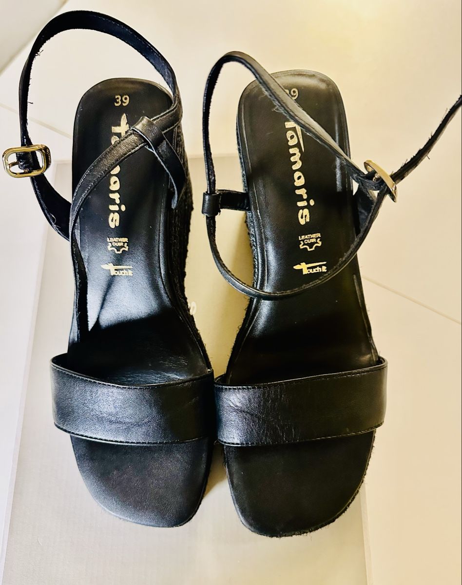 Tamaris Scarpe da donna: Sandales en cuir p.39 – Usato da Sion venduto da DayJenn 1