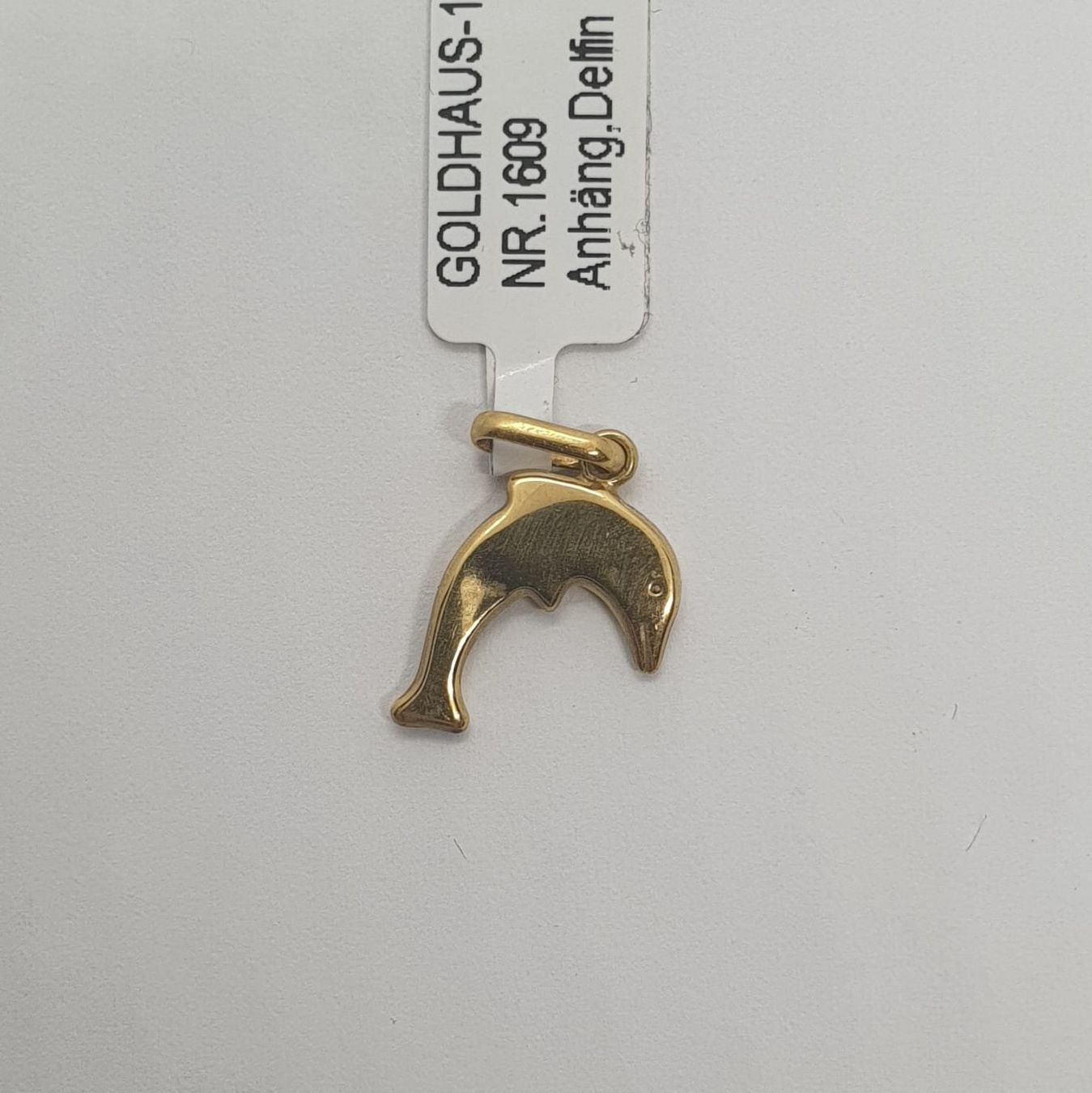 Ciondoli: Echt 18K Gold - Delfin Anhänger – Usato da Luzern venduto da Goldhaus-Luzern
