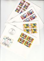 SBK 832 - 835 im 4er-Block FDC