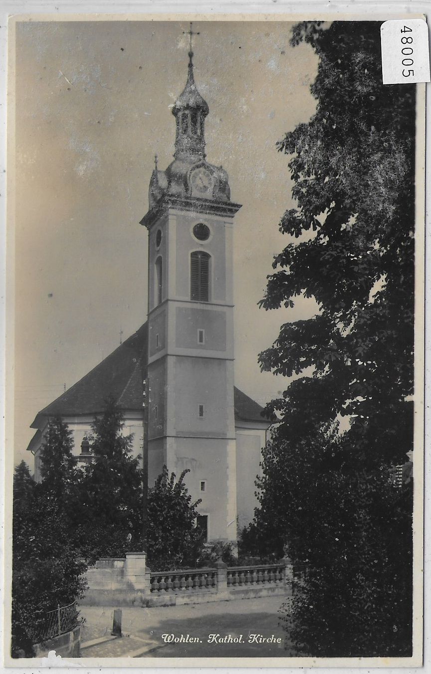 Cartoline postali: Wohlen - Katholische Kirche – Difettoso da Ettingen venduto da Kartenplanet