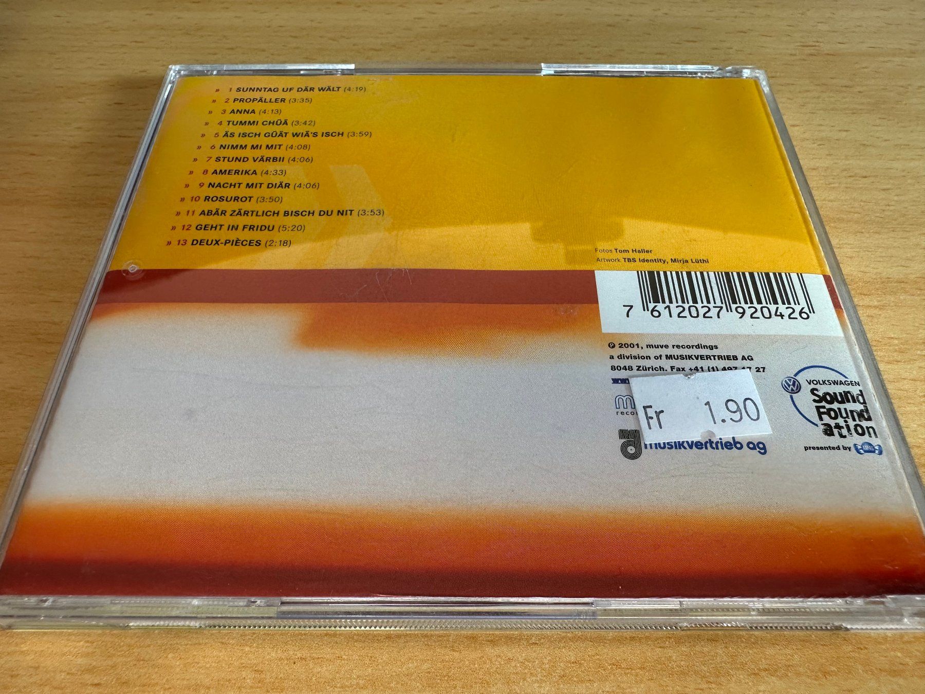CD: Sina - Marzipan – Usato da Rikon im Tösstal venduto da Alpenmutz 1