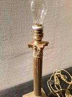 lampada ottone massiccio antica
