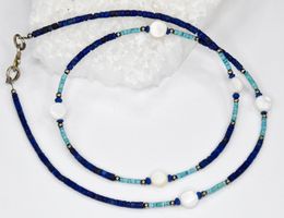 ♛ Echter Türkis & Lapis 925 Silber