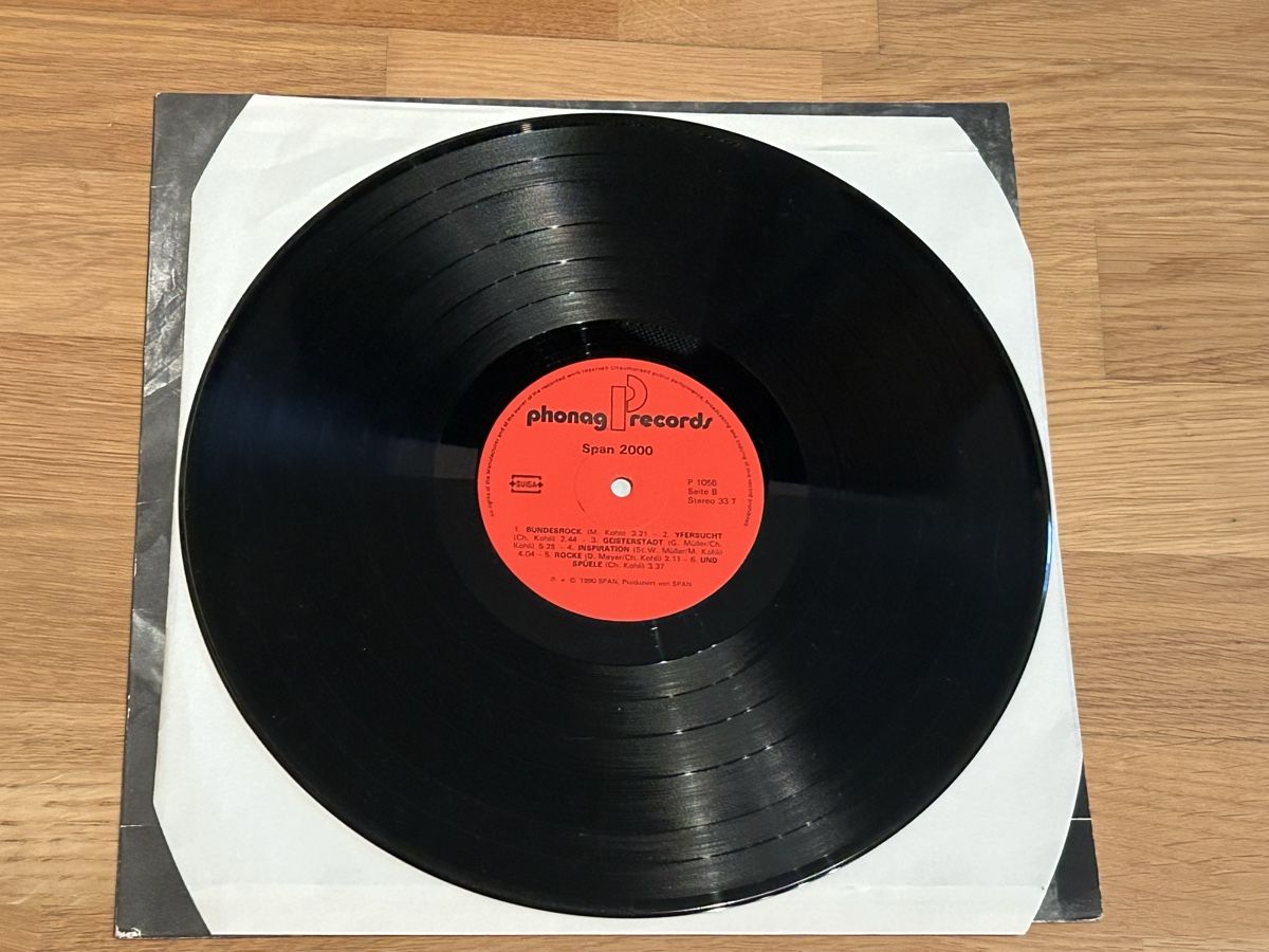 Schallplatten: Span. 1990. Span 2000 and the Thunderhorns – Gebraucht aus Faulensee von Mizuno06 3