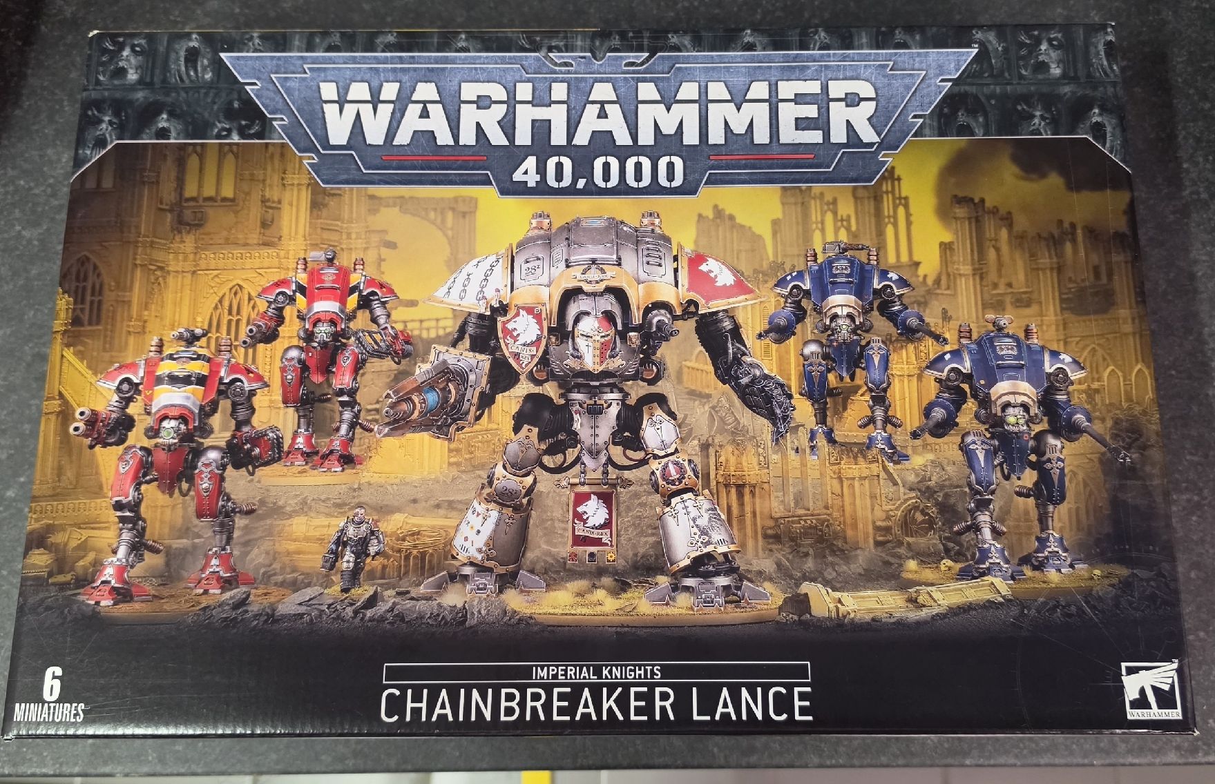 Kit di modellismo & Modellini statici: Warhammer 40k Imperial Knights Chainbreaker Lance set – Nuovo e nell'imballaggio originale da Grandson venduto da christophe078