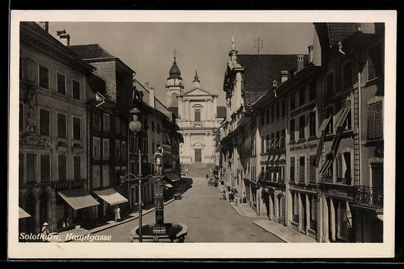 Cartoline postali: AK Solothurn, Hauptgasse – Usato da Berlin venduto da bartko-reher