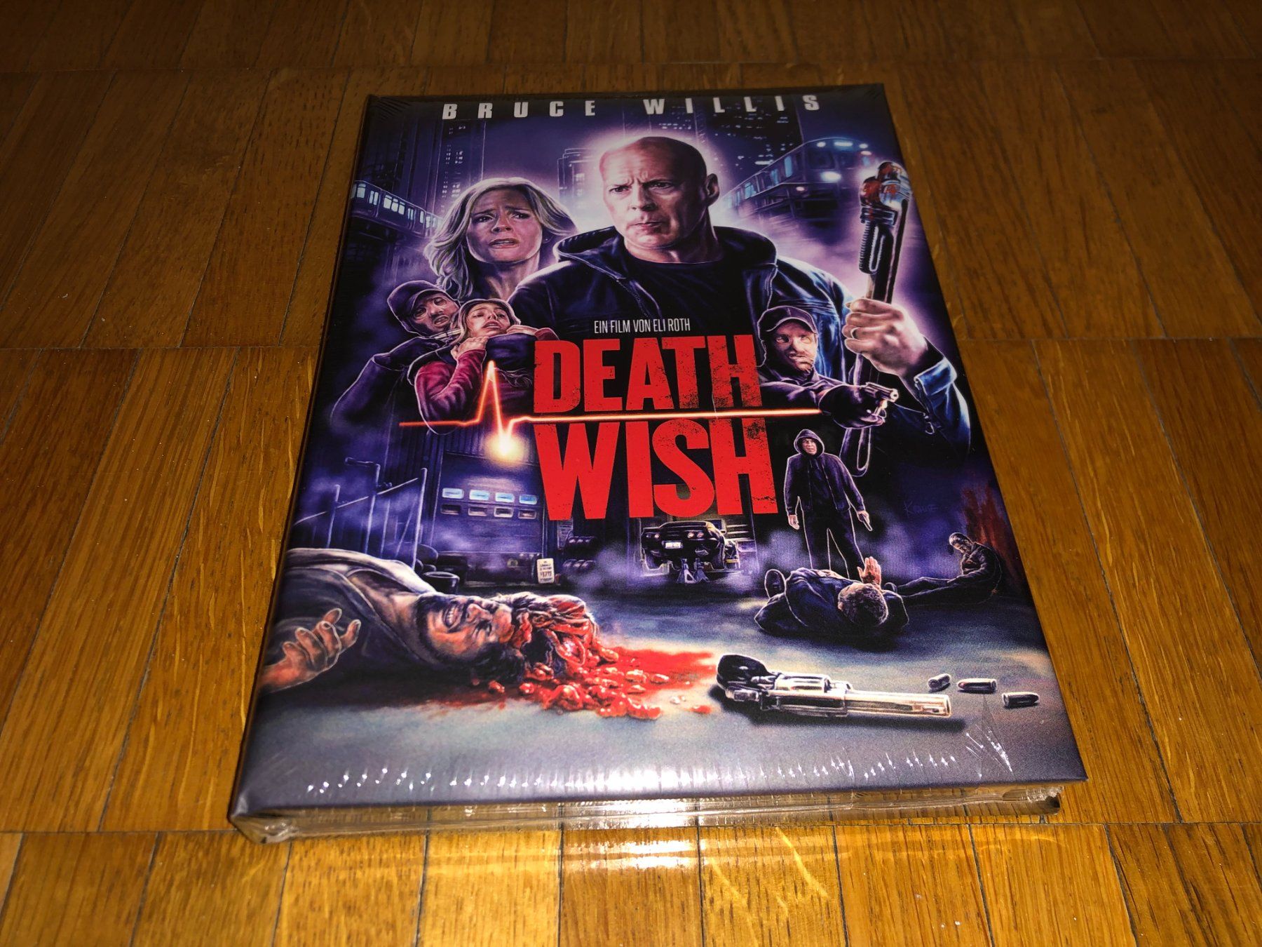 Tutti i DVDs: Death Wish - MEDIABOOK - REMAKE - WATTIERT - UNCUT – Nuovo e nell'imballaggio originale da Basel venduto da havsok