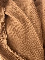 Musselin-Decke fuchsbraun 130x170 cm