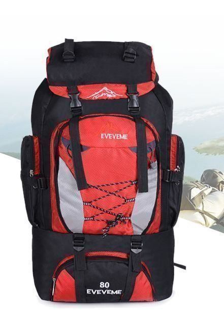 Zaini: Top Wander und Reise - Rucksack 80L Rot – Nuovo e nell'imballaggio originale da St. Margarethen TG venduto da ursk10 4