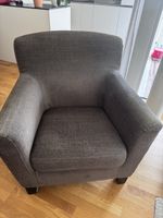 Sessel grau Stoff guter Zustand
