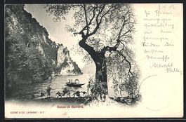AK Gandria, Sasso di Gandria, 1902
