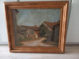 Ölgemälde R. Keller 1923