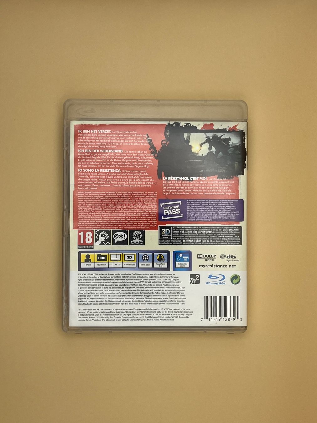 Sony Giochi: PS3 / Resistance 3 – Usato da Kölliken venduto da sergesellsretro 1