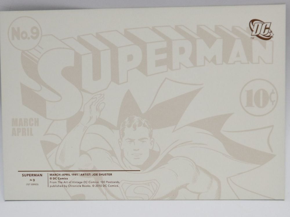 Cartoline postali: AK Superman No. 9 Comic Cover Postkarte – Nuovo (secondo la descrizione) da Genève venduto da EMellau 1