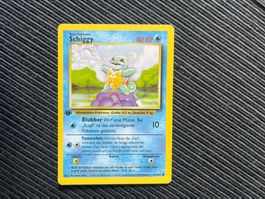 Pokemon Schiggy  1. Edition non holo Base Set