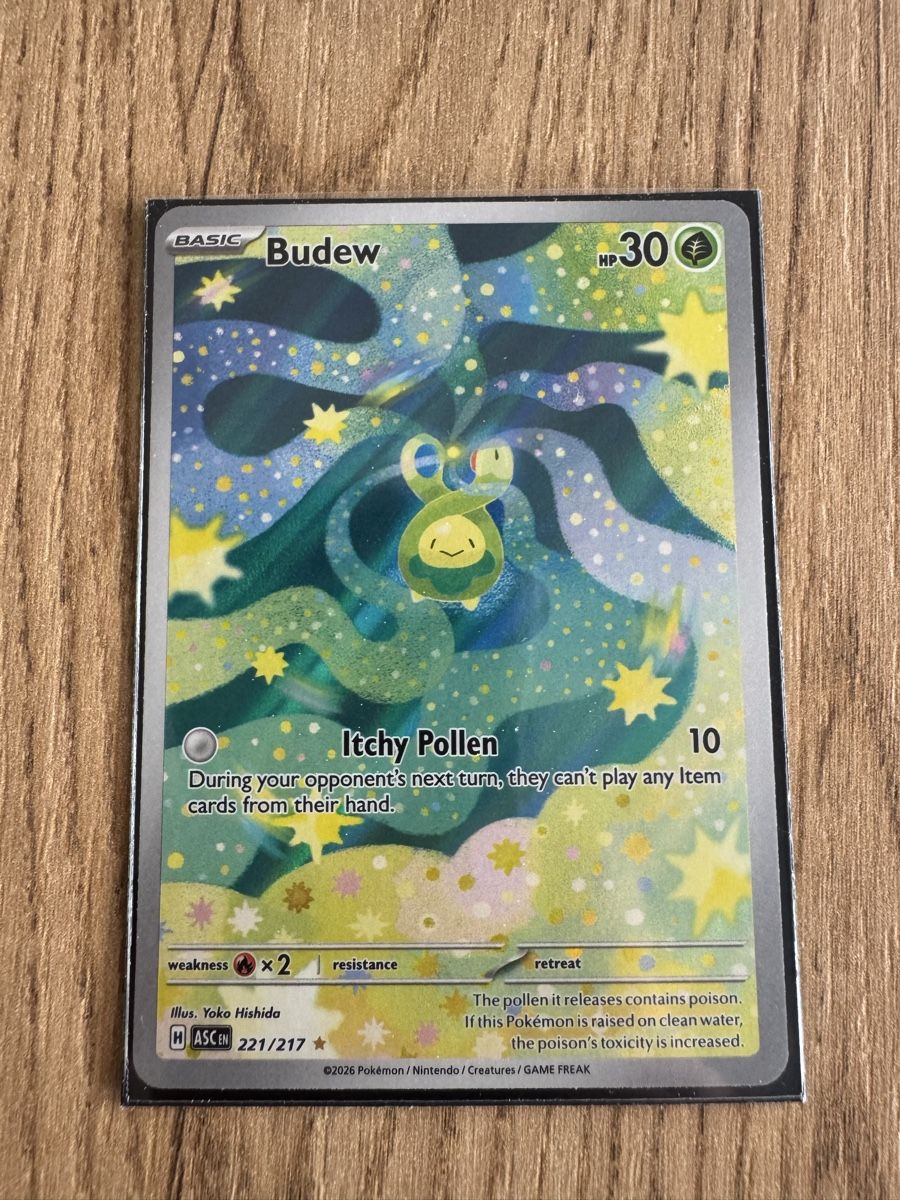 Pokémon Carte collezionabili:  Budew 221/217  – Usato da Bellinzona venduto da Yanpa