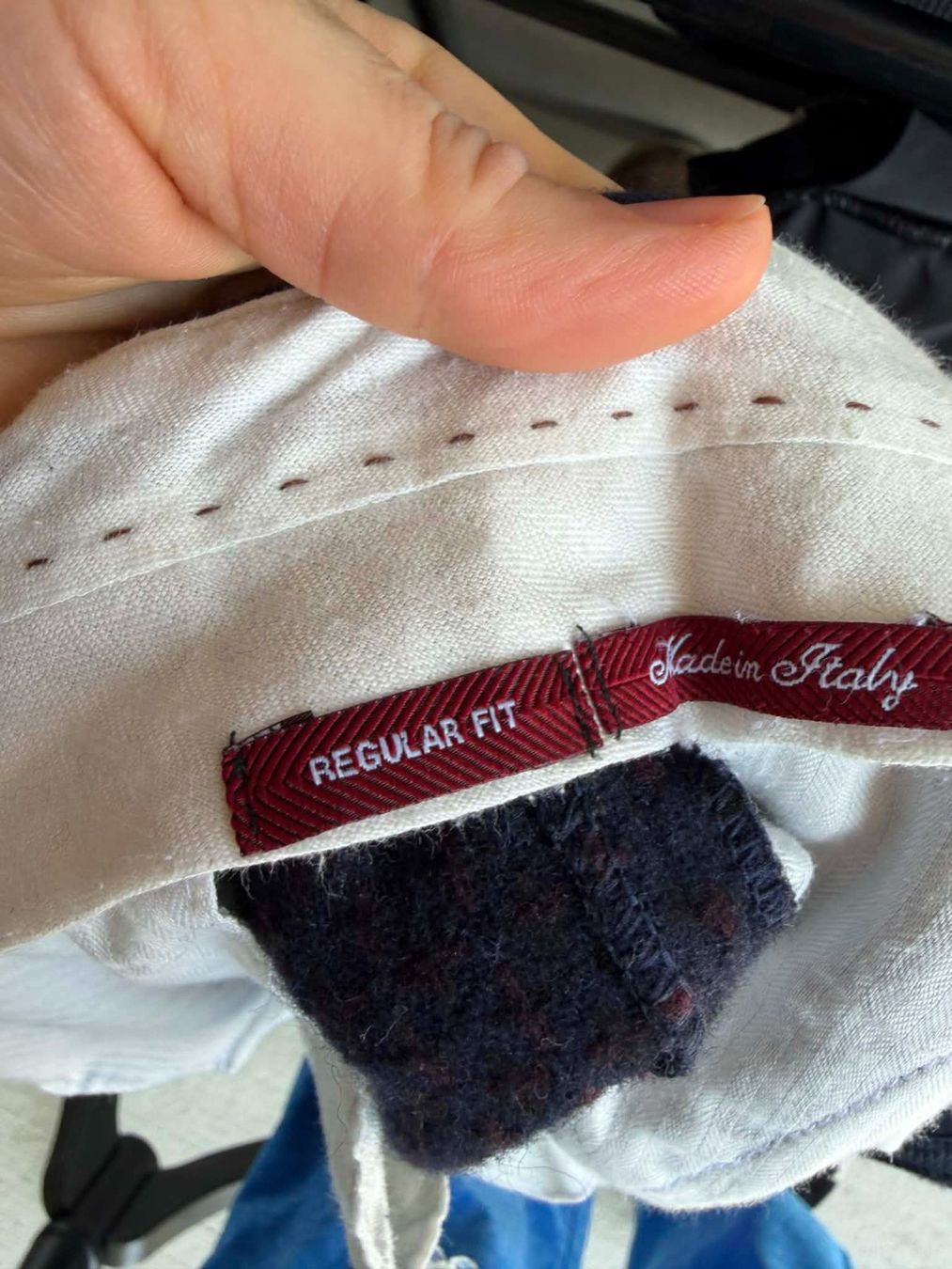 Pantaloni: Edle Wollhose, marineblau, Gr. 46 – Usato da Riehen venduto da edu_92w7 8