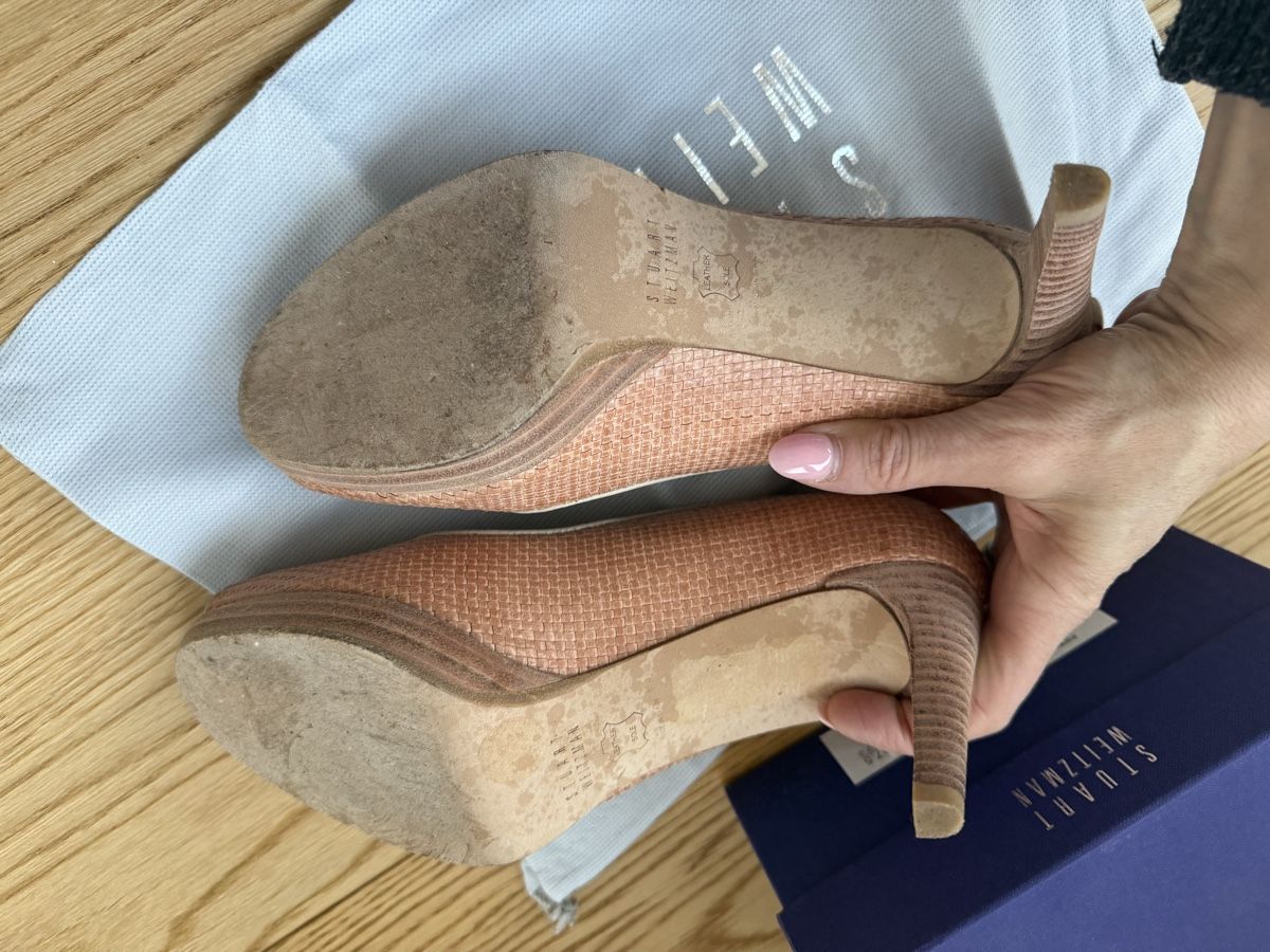 Stuart Weitzman Scarpe da donna: Stuart Weitzman Pumps, beige, Gr. 37.5 - Top Zustand! – Nuovo (secondo la descrizione) da Hergiswil NW venduto da Labello01 4