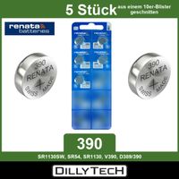 Renata 390 SR1130SW Knopfzellenbatterie - 5 Stk.