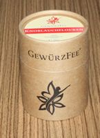 Leere Kartondose von Gewürz Fee Ø 7cm, H9.5cm