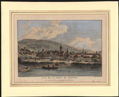Biel Originalkupferstich 1780