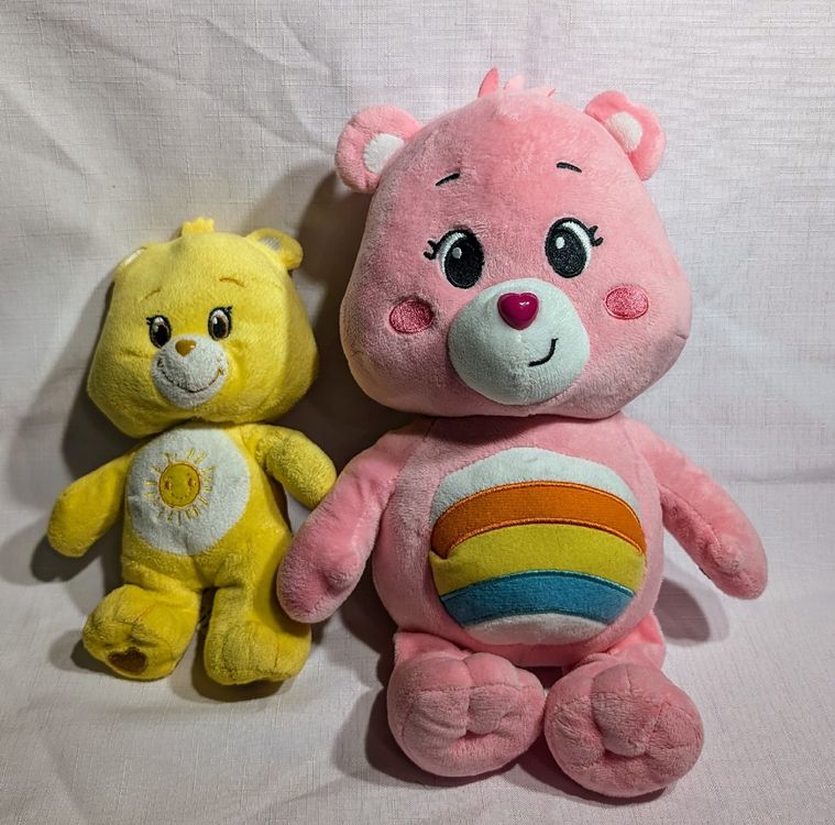 Care Bears Orsetto Portafortuna 35 Cm - Zusammengehörigkeitsbärchi, Arcobaleno Con Cuore