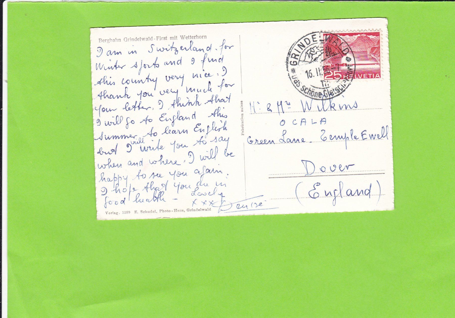 Cartes postales: Bergbahn Grindelwald-First – D'occasion à St. Peterzell par neckertal 1