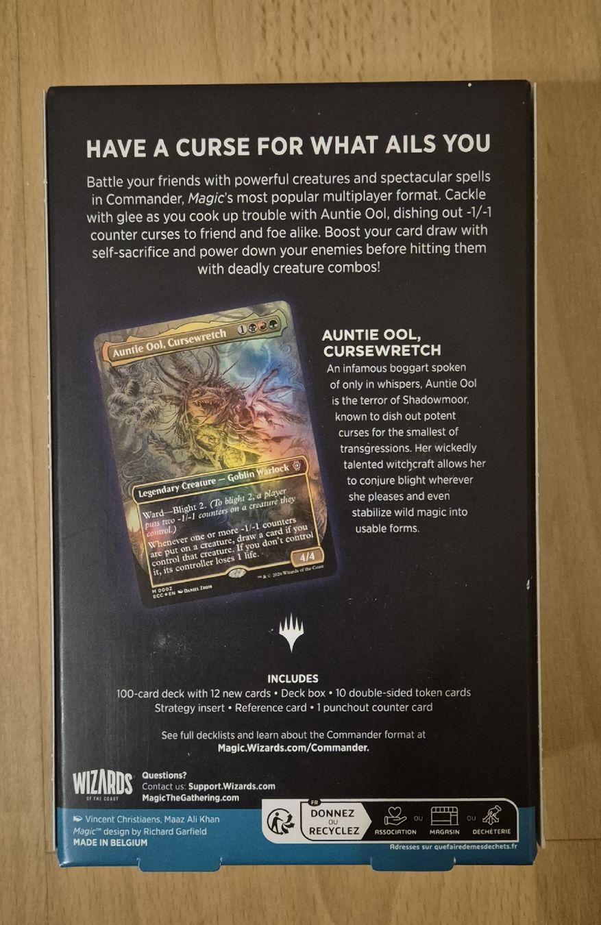 Magic The Gathering Carte collezionabili: MTG: Lorwyn Eclipsed - Blight Curse – Nuovo (secondo la descrizione) da Bern venduto da MattiaM. 1
