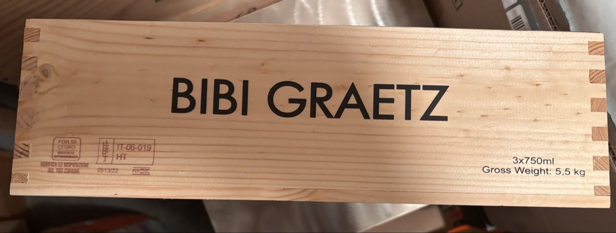 Wein: 3er Holzkiste Bibi Graetz Colore 2020 – Neu und originalverpackt aus Arlesheim von boensen77 3
