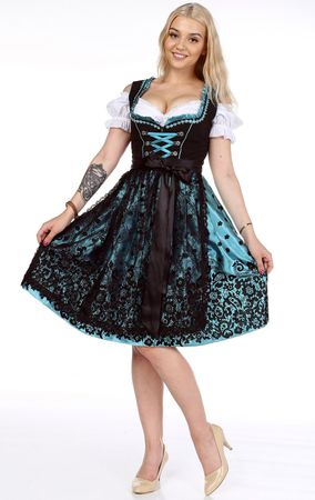 Edles Midi Dirndl