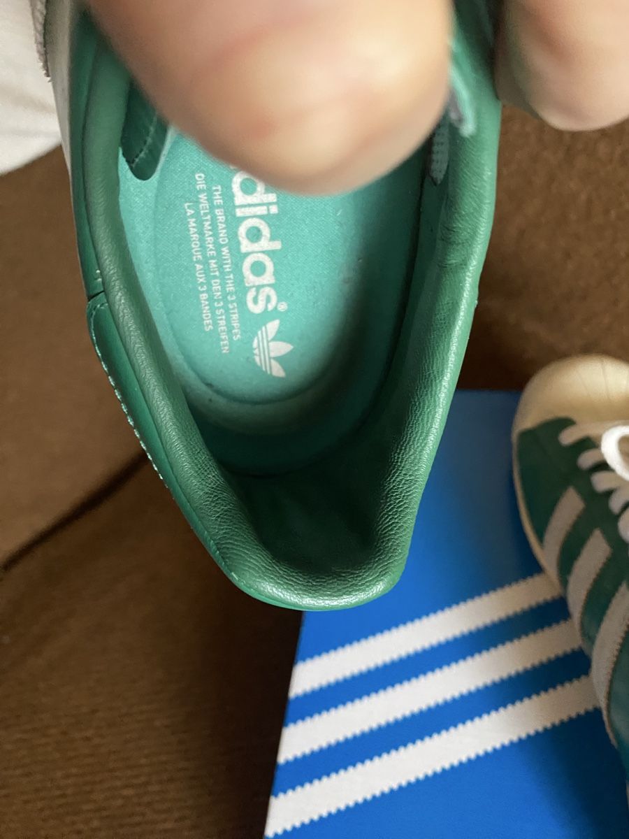 Adidas Scarpe da uomo: Adidas Superstar vertes cuir, 42 – Usato da Geneve venduto da Monthoux13 3