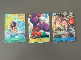 3 Japanische FullArt One piece