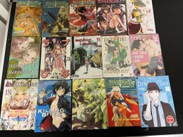 Manga Konvolut 14 Bände gemischt guter Zustand