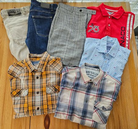 Kleiderpaket Herren Hosen und Hemden lot Sammlung