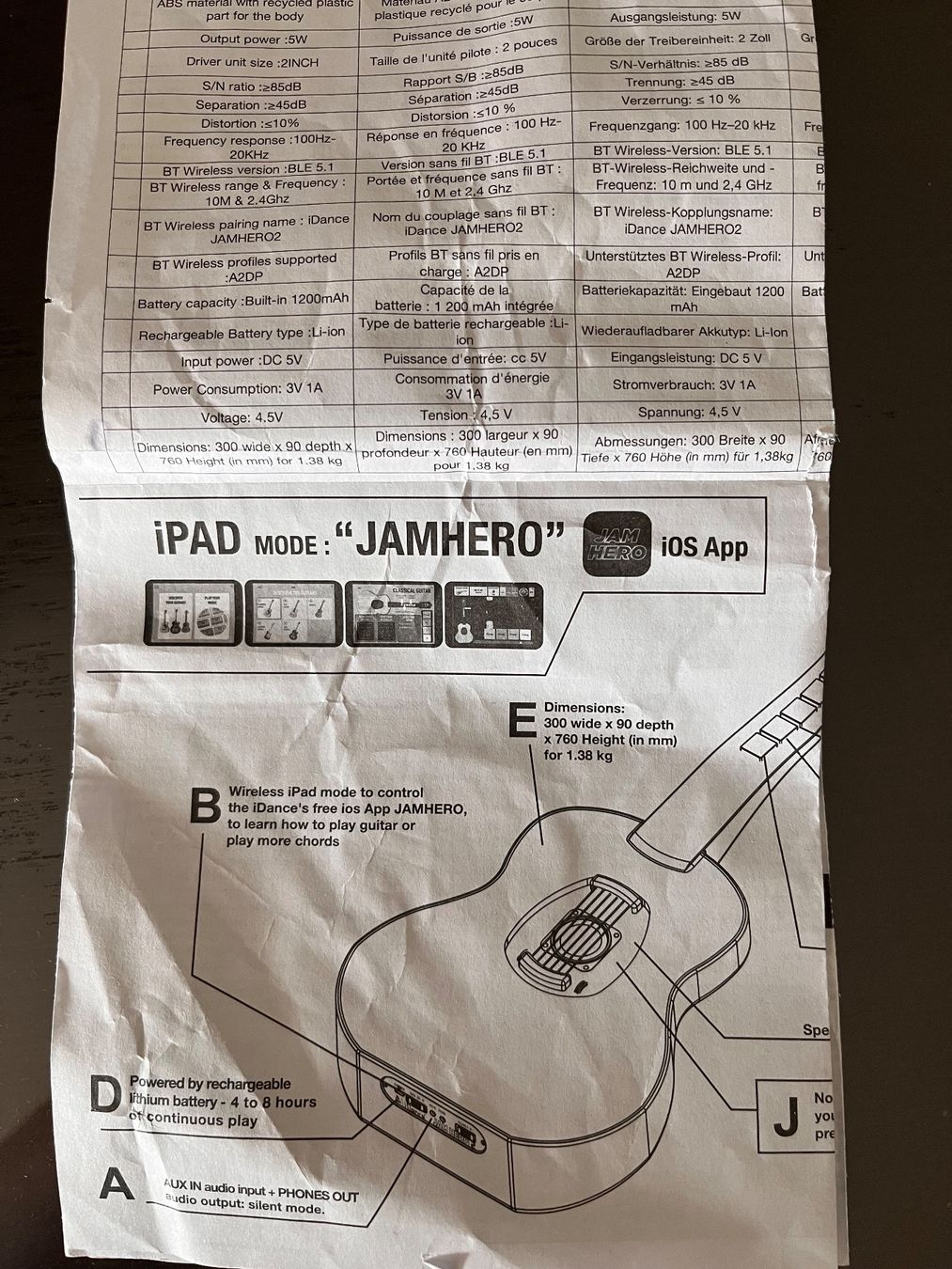Giocattoli: iDance Jam Hero 2 – Usato da Hausen AG venduto da gse_88xs 2
