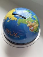 Spardose Globus „Felix“ von Coppentrath, Blech bedruckt,
