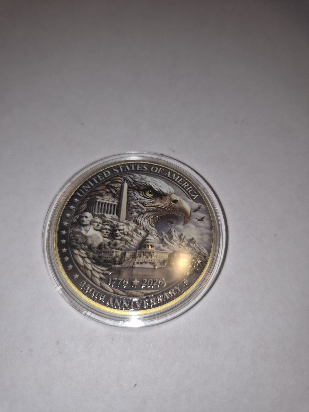 Alle Münzen: Pièce commémorative 250 ans USA – Neu (gemäss Beschreibung) aus Senèdes von hen_fw8b