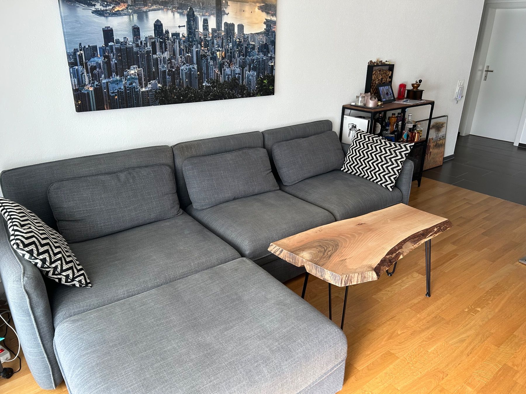 Ikea Sofas: Ecksofa grau mit Stauraum – D'occasion à Zürich par Sandman1203 2